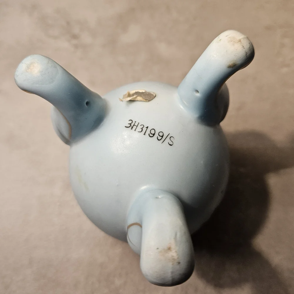 🔅Vintage Napcoware Porcelain Floral Footed Cracked Egg Vase Collectible Decor
